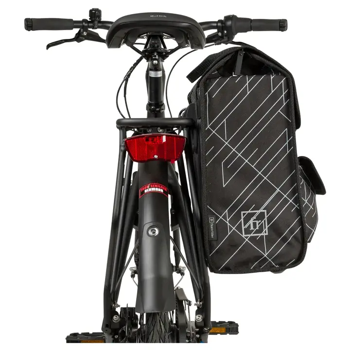 Fastrider Lasse - Enkele Fietstas - Luxe Shopper - Zwart