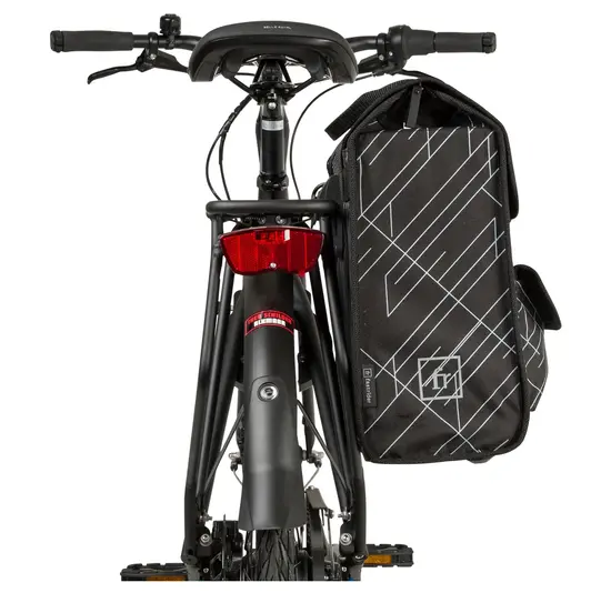 Fastrider Lasse - Enkele Fietstas - Luxe Shopper - Zwart