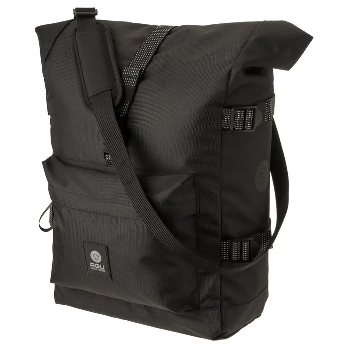 Agu H2O Urban - Enkele Fietstas Rolltop - Zwart - 14 Liter