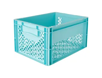 Fastrider Fietskrat - Turquoise Blauw - 22 Liter