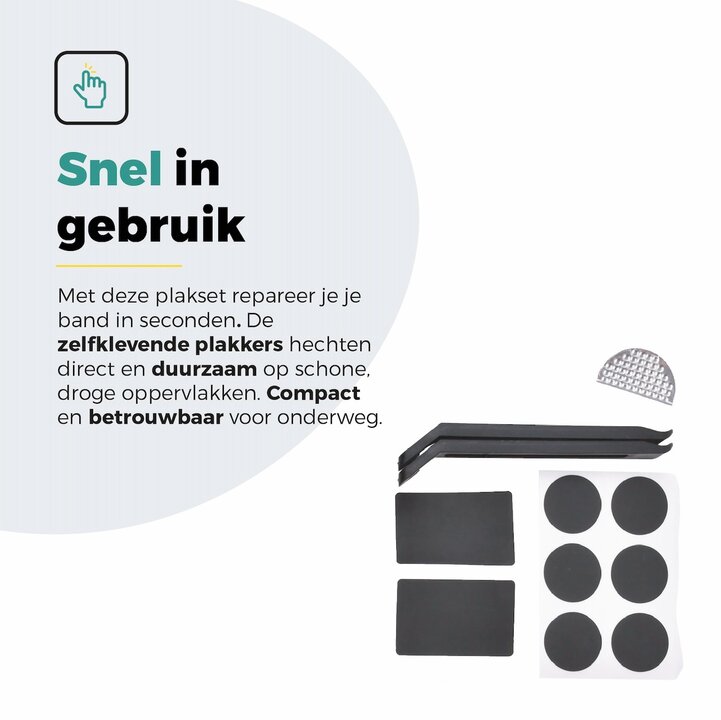 Voltano Lijmvrije Bandenplakset - Zelfklevende Bandenplakkers