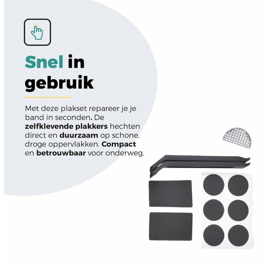 Voltano Lijmvrije Bandenplakset - Zelfklevende Bandenplakkers