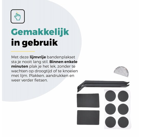 Voltano Lijmvrije Bandenplakset - Zelfklevende Bandenplakkers