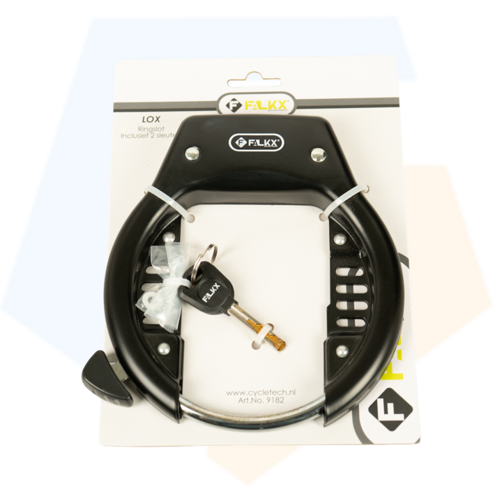 Falkx Lox Ringslot  - Zwart - 82mm Breed