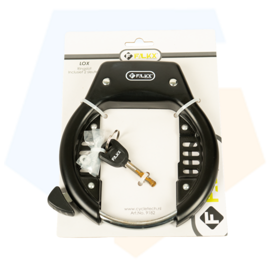 Falkx Lox Ringslot  - Zwart - 82mm Breed