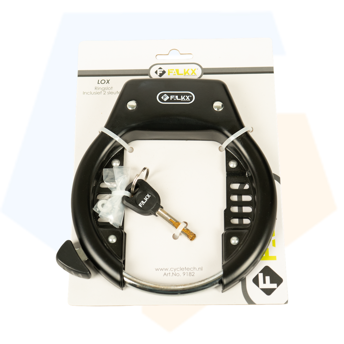 Falkx Lox Ringslot  - Zwart - 82mm Breed