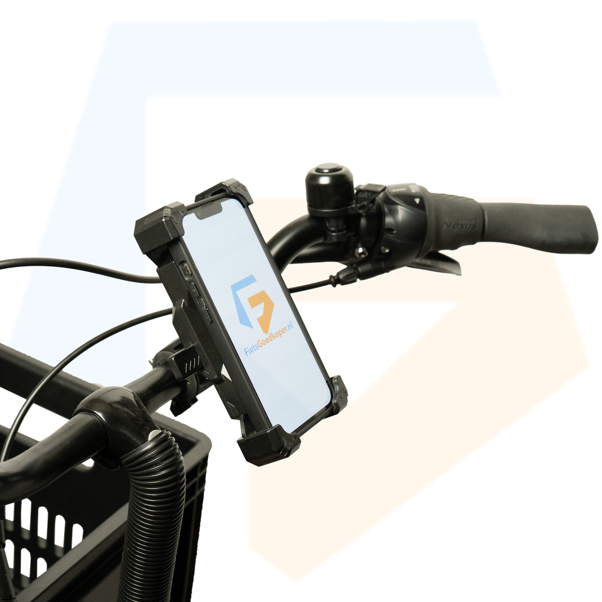 Falkx T-Grip Telefoonhouder - Zwart - Universeel - Tot 6.8 inch