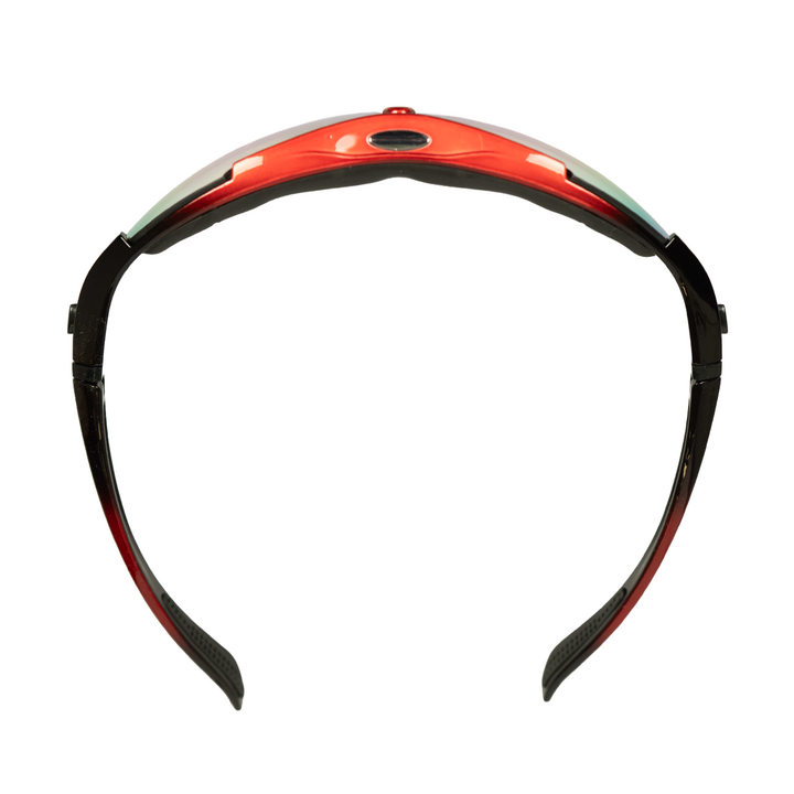 Voltano Fietsbril - Zwart / Rood - Incl. 5 Gratis Lenzen En Meer