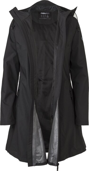 Agu SEQ Regenjas - Dames Regenjas - Water En Winddicht - Zwart