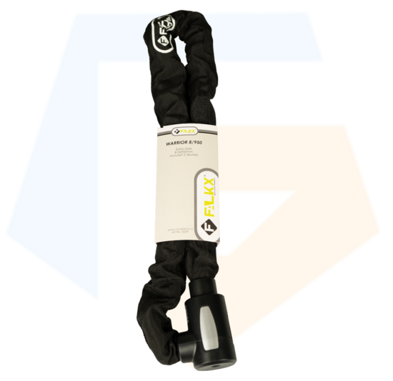 Falkx Kettingslot Warrior - Art2 Goedgekeurd - 95 CM - Zwart