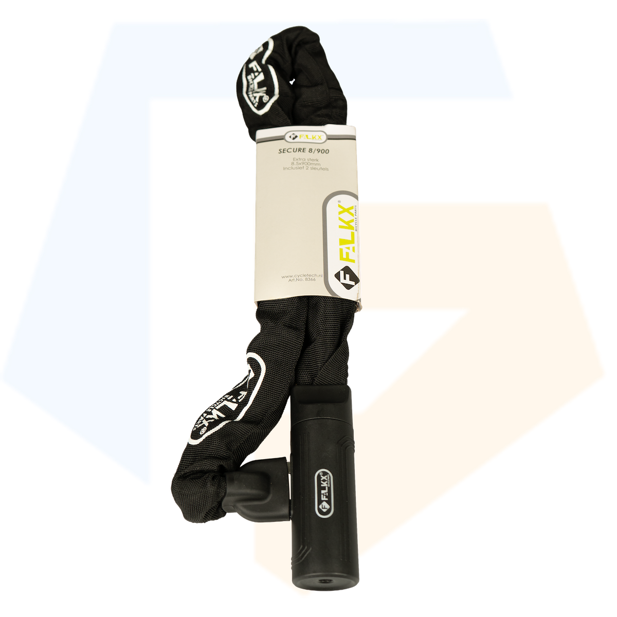 Falkx Kettingslot Secure - Art2 Goedgekeurd - 90 CM - Zwart