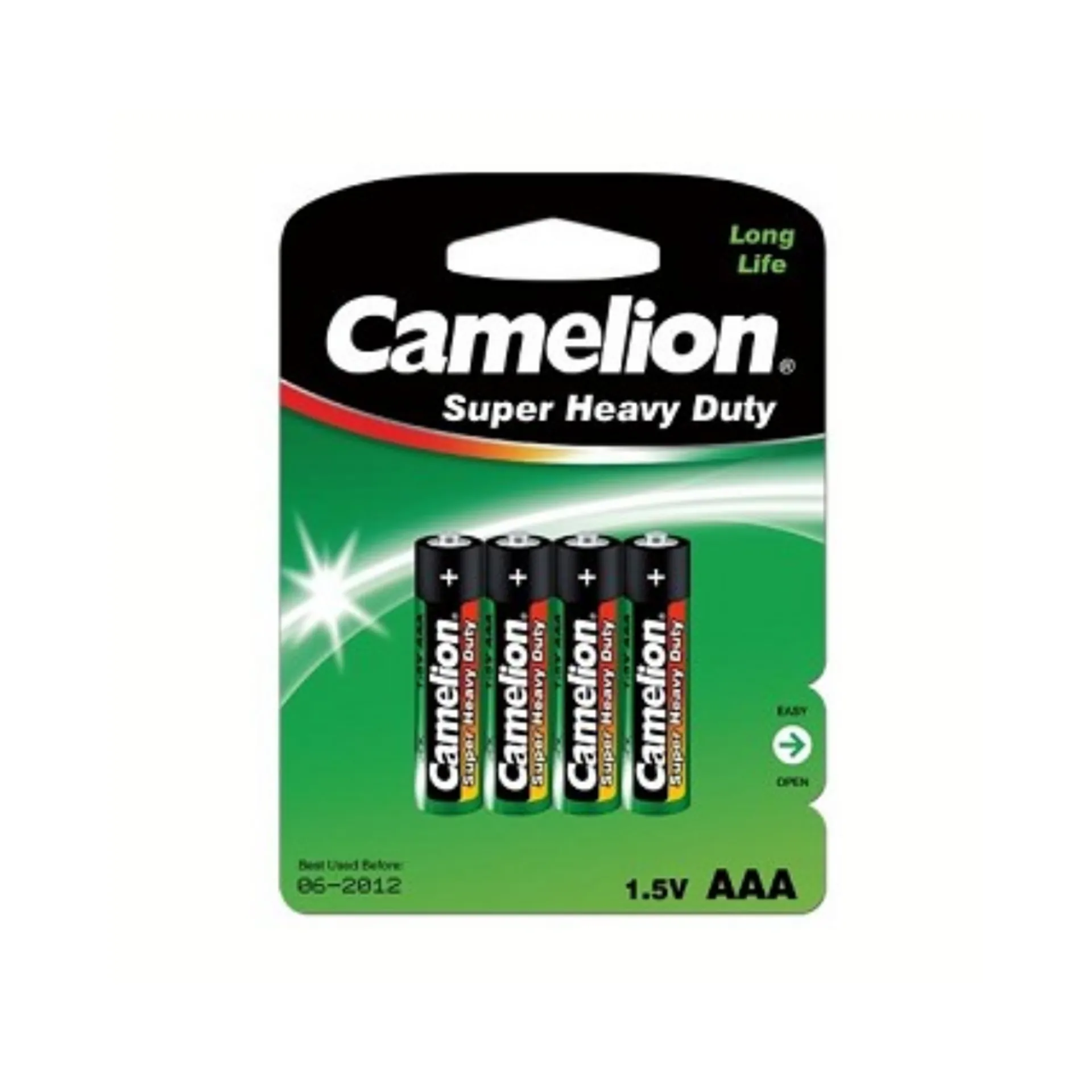 Camelion Zink-Carbon AAA Batterijen - Long Life - 4 Stuks