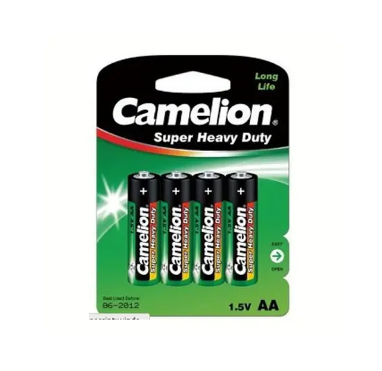 Camelion Zink-Carbon AA Batterijen - Long Life - 4 Stuks