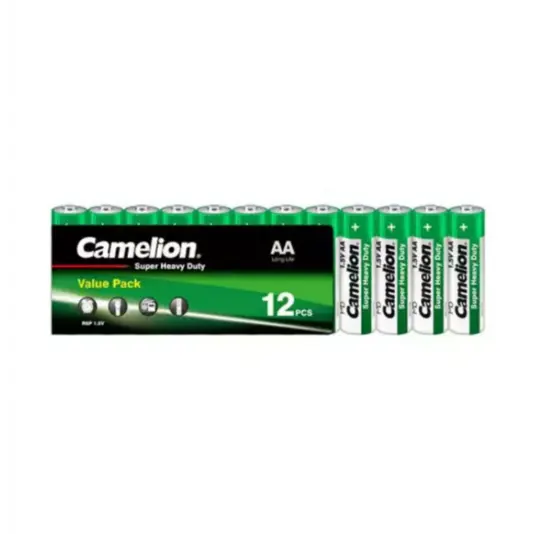 Camelion Zink-Carbon AA Batterijen - Long Life - 12 Stuks