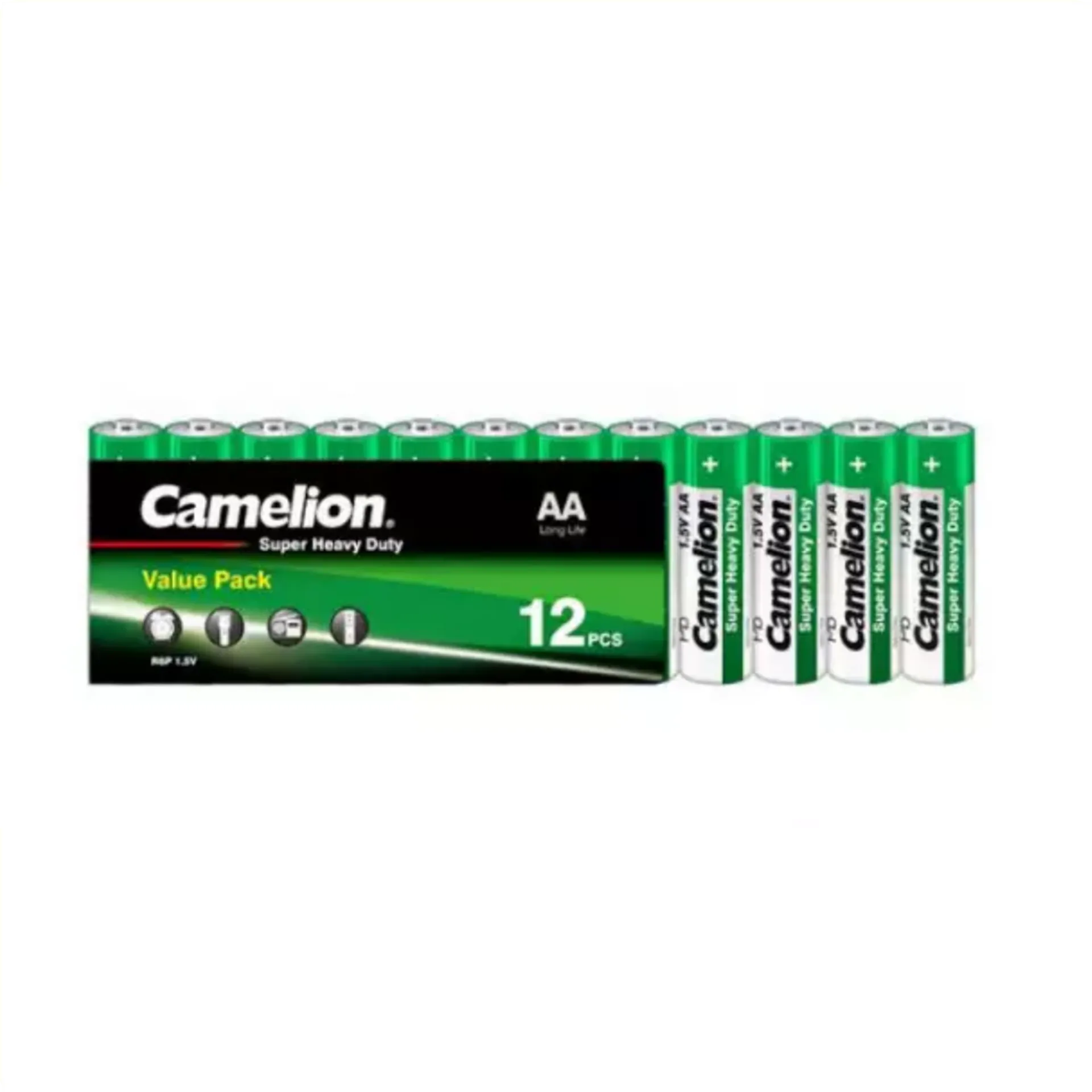 Camelion Zink-Carbon AA Batterijen - Long Life - 12 Stuks