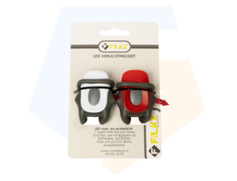 Falkx Fietsverlichting LED Frogg Eye - Incl. Batterijen