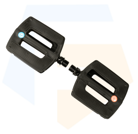 Falkx Grip E-bike Fietspedalen - Zwart - Brede Pedalen