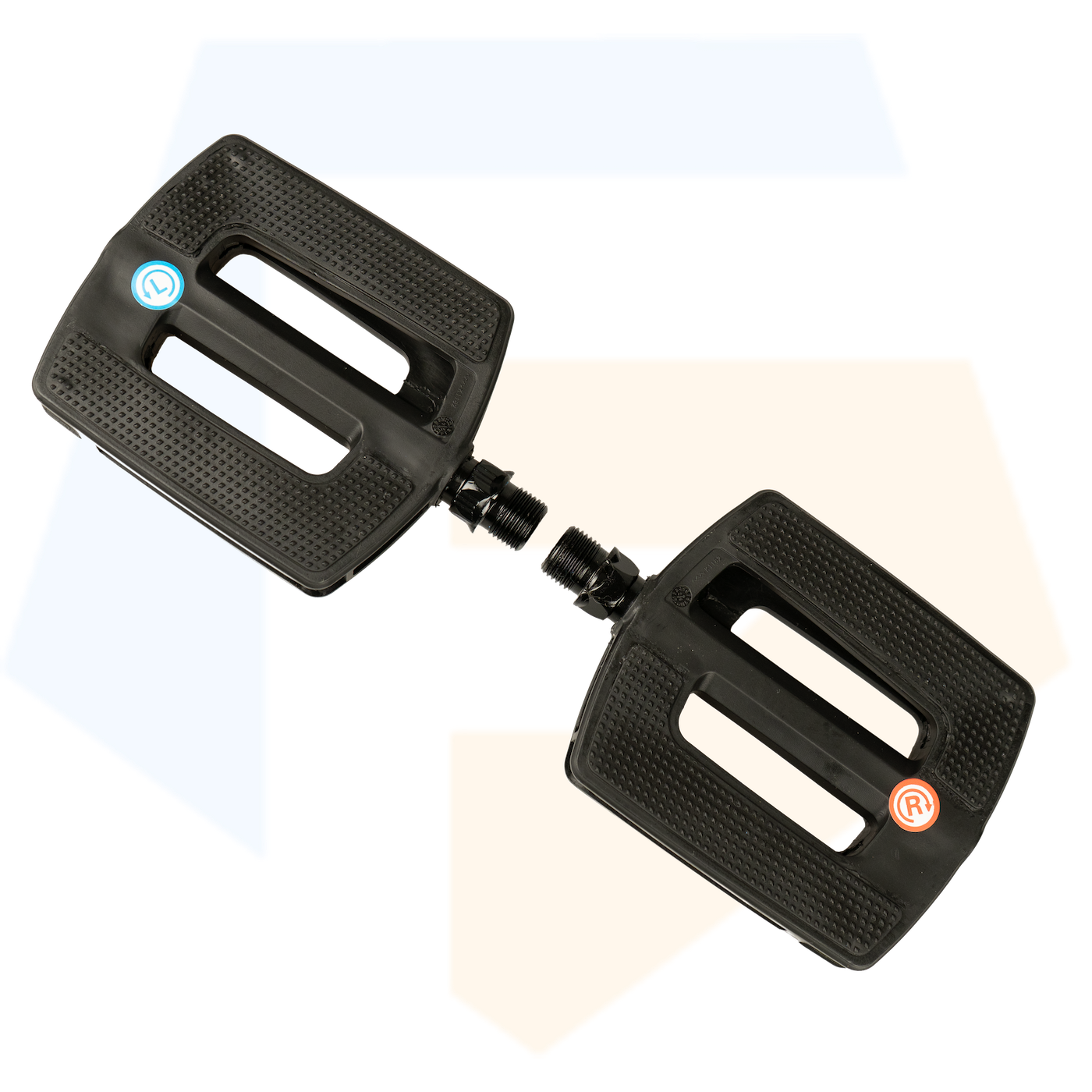 Falkx Grip E-bike Fietspedalen - Zwart - Brede Pedalen