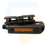 Falkx Grip E-bike Fietspedalen - Zwart - Brede Pedalen