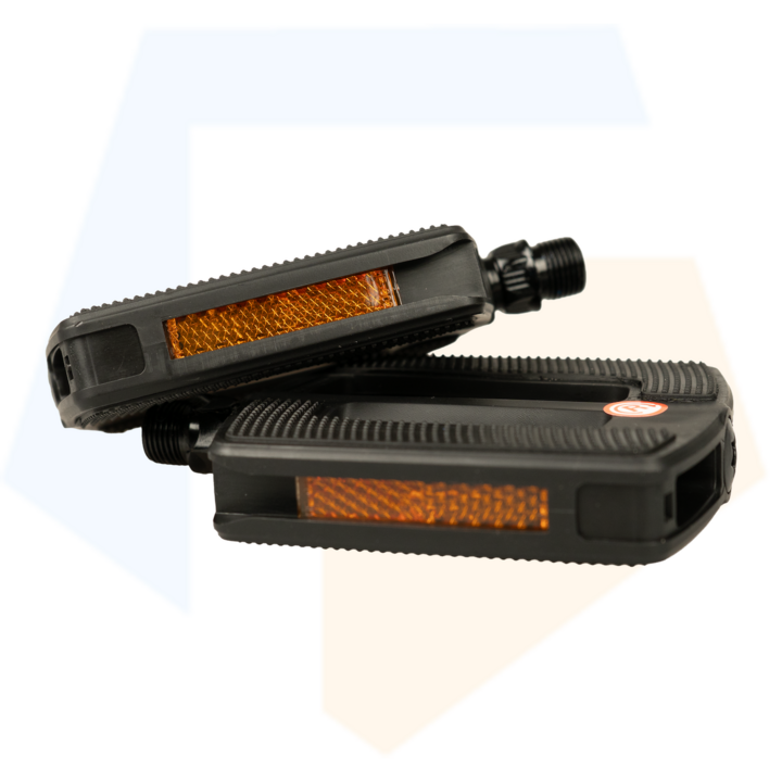 Falkx Grip E-bike Fietspedalen - Zwart - Brede Pedalen