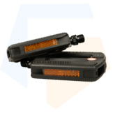 Falkx Grip E-bike Fietspedalen - Zwart - Brede Pedalen