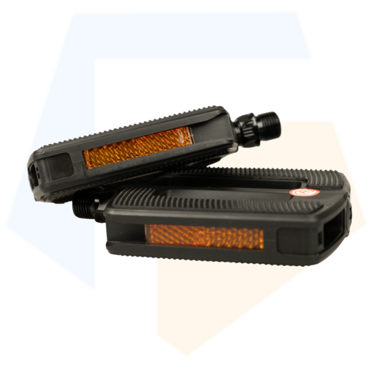 Falkx Grip E-bike Fietspedalen - Zwart - Brede Pedalen