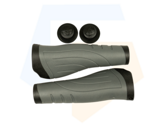 Falkx Silber Gripp Fietshandvatten - Ergonomische Handvatten