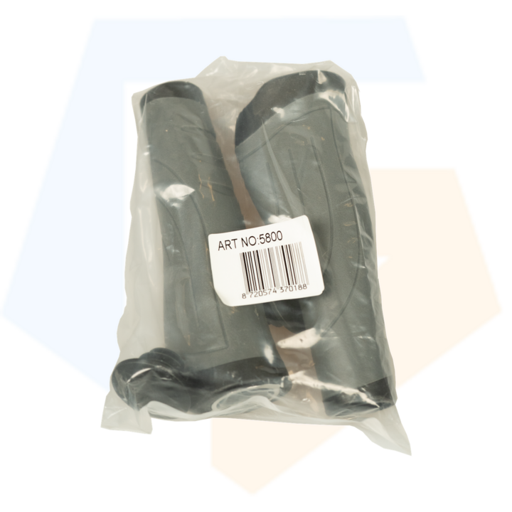 Falkx Silber Gripp Fietshandvatten - Ergonomische Handvatten - Zwart / Grijs