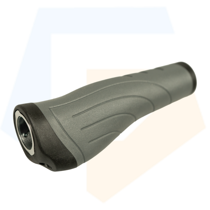 Falkx Silber Gripp Fietshandvatten - Ergonomische Handvatten - Zwart / Grijs