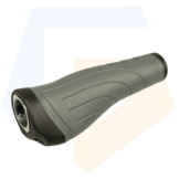 Falkx Silber Gripp Fietshandvatten - Ergonomische Handvatten - Zwart / Grijs