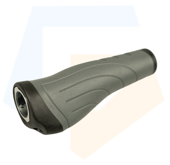 Falkx Silber Gripp Fietshandvatten - Ergonomische Handvatten - Zwart / Grijs