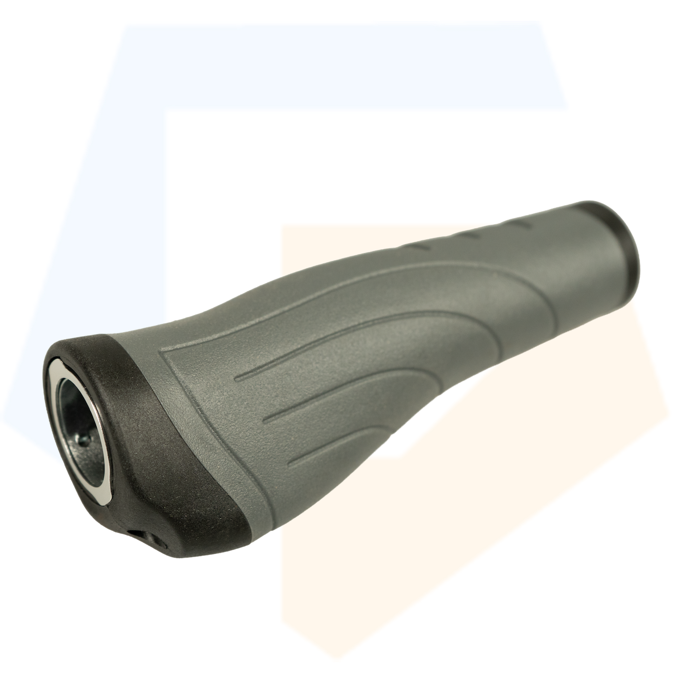 Falkx Silber Gripp Fietshandvatten - Ergonomische Handvatten - Zwart / Grijs