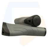 Falkx Silber Gripp Fietshandvatten - Ergonomische Handvatten - Zwart / Grijs