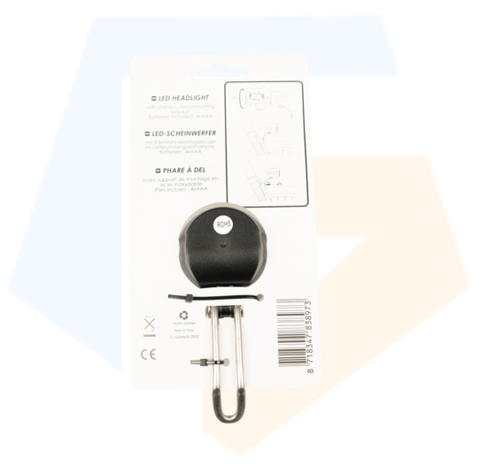 Falkx Move Koplamp Led Batterij - Zwart