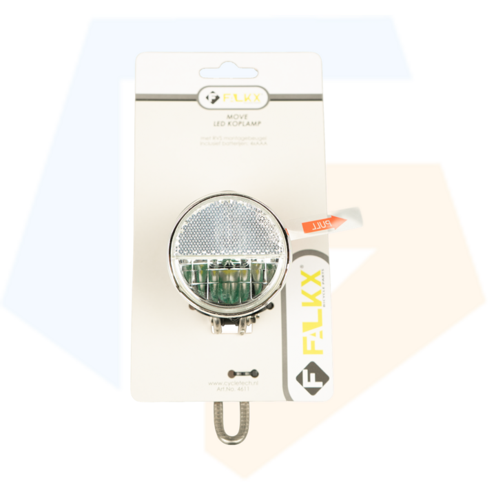 Falkx Move Koplamp Led Batterij - Zwart