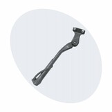 Voltano Enkele Fietsstandaard Verstelbaar - 24'' t/m 28'' - 40 MM Montage