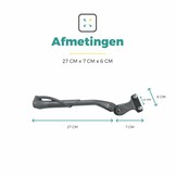 Voltano Enkele Fietsstandaard Verstelbaar - 24'' t/m 28'' - 40 MM Montage