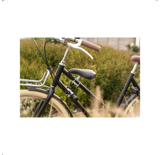 Steco Voetsteunen - Voor Framebuis - Zwart/Zilver