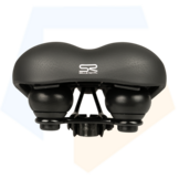 Selle Royal Fietszadel Country - Zwart - Met Zadelstrop