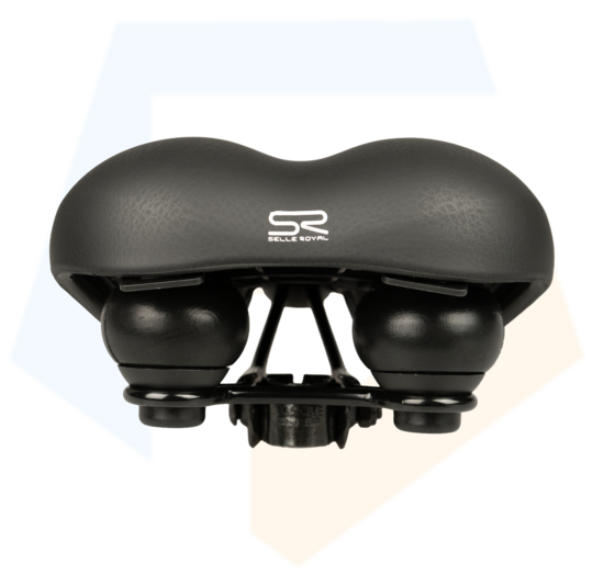 Selle Royal Fietszadel Country - Zwart - Met Zadelstrop