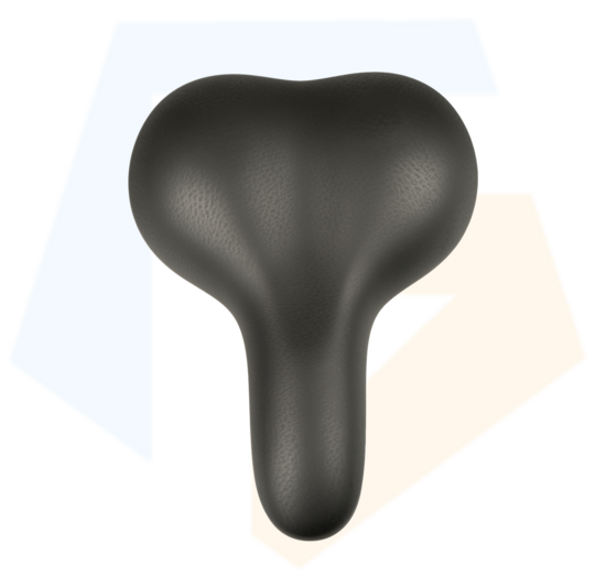 Selle Royal Fietszadel Country - Zwart - Met Zadelstrop