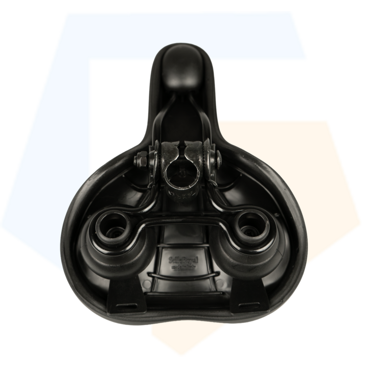 Selle Royal Fietszadel Country - Zwart - Met Zadelstrop