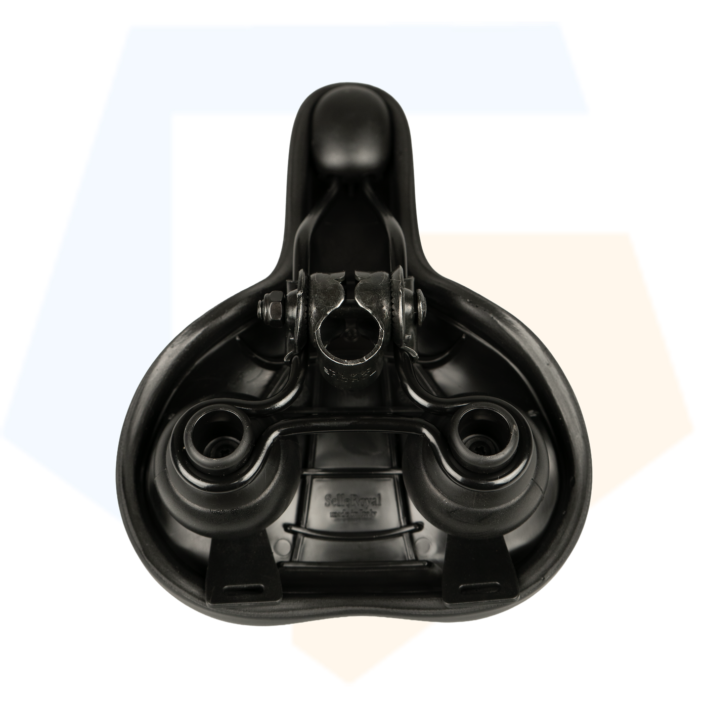 Selle Royal Fietszadel Country - Zwart - Met Zadelstrop