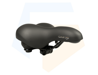 Selle Royal Fietszadel Country - Zwart - Met Zadelstrop