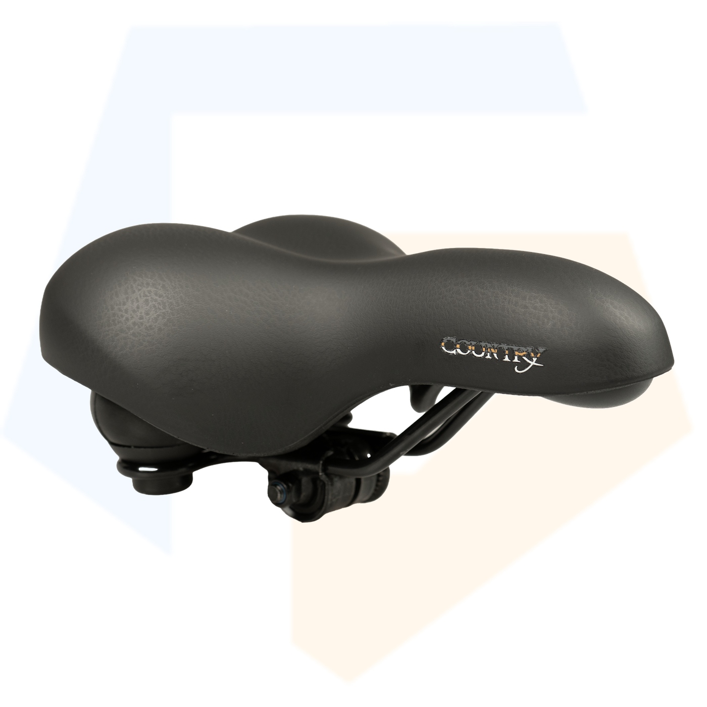 Selle Royal Fietszadel Country - Zwart - Met Zadelstrop