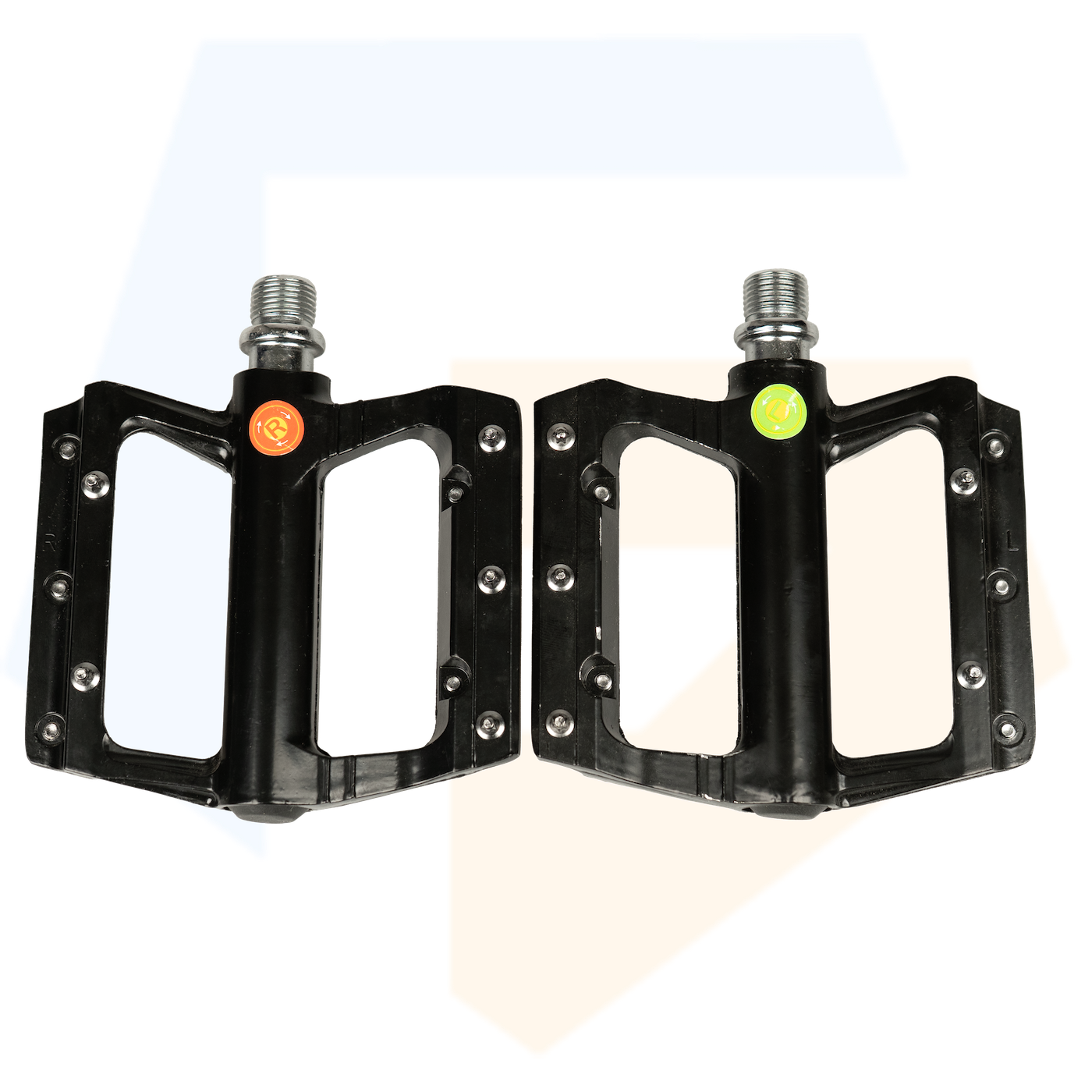 M-Wave FLAT Fatbike Pedalen - Extra Breed - Zwart - 9/16"