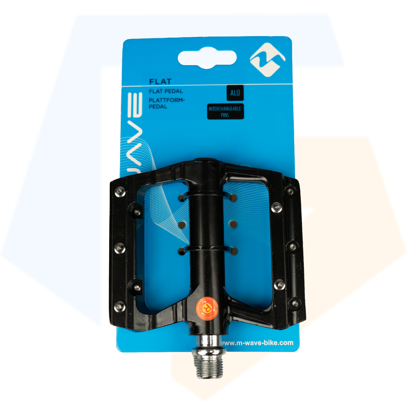 M-Wave FLAT Fatbike Pedalen - Extra Breed - Zwart - 9/16"