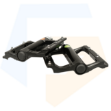 M-Wave FLAT Fatbike Pedalen - Extra Breed - Zwart - 9/16"