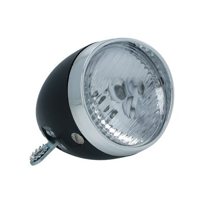 Dresco Classic LED Koplamp - Batterij - Zwart