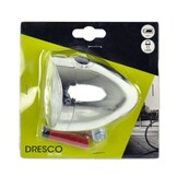 Dresco Classic LED Koplamp - Batterij - Chroom